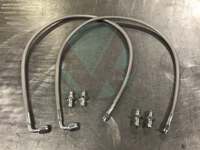 Brake Master Cylinder Stainless Steel Replacement Lines for 9600 Honda