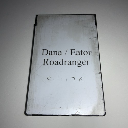 Dana/Eaton Roadranger Application Card #801001- used. (170)