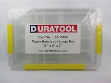 Duratool Adjustable Compartment Storage Box ~ New!