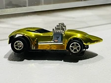 Tyco Twinmill Daredevil Challengeset only chrome slot car. Good condition. Runs.