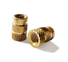 Threaded Heat Set Inserts Brass For Printed Plastic Parts M6 Printer 20 PCS