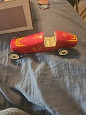 Fast Pinewood Derby Car Red & Yellow Stripe V...