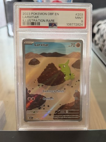 Larvitar graded PSA 9 for sale on eBay