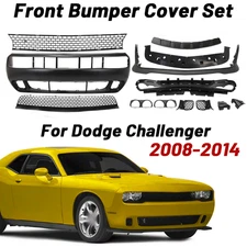 For 2008-2014 Dodge Challenger Hellcat Style SRT Full Front Bumper Cover Kit