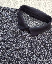 Under Armour Polo Shirt Mens XL Grey Black Playoff Golf Performance Wicking Camo