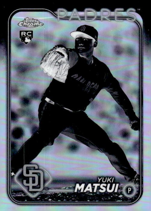 2024 Topps Chrome Update #USC187 Yuki Matsui Negative Refractors