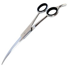 Curved Dog Grooming Scissors – Sharp Stainless Steel Pet Hair Shears - 7.5"