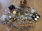 Vintage Fashion Costume Jewelry Estate Junk Drawer Lot G