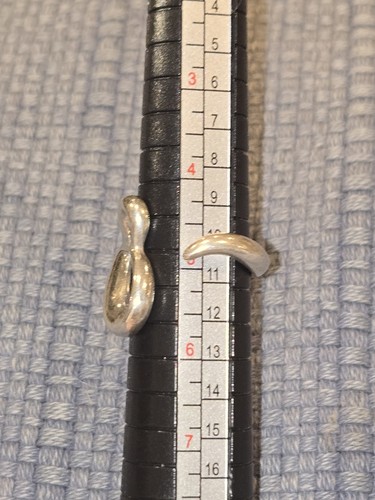 Tiffany & Co. Elsa Peretti Open Heart Ring in 925 Sterling Silber Größe 5 COA - Bild 5 von 5