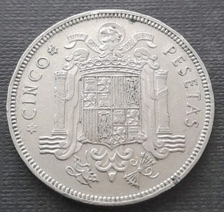 5 PESETAS 1949 49.