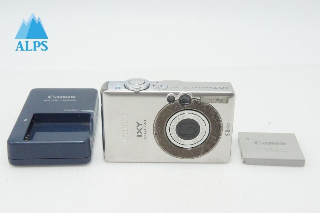 CANON　IXY DIGITAL 55 Canon IXY DIGITAL 55 5.0MP Compact Digital Camera Silver #260417k
