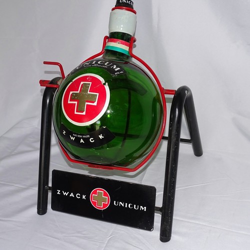 Zwack Unicum Kräuterlikör 5L Flasche mit Ständer • Deko Sammler Ungarn (905) - Bild 2 von 17