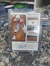 2018 Panini Contenders Draft Picks - College Ticket Connor Williams #183 AU, RC