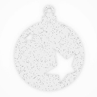 Koziol Virgin White X-Mas Stars Weihnachtsdeko Weihnachtsdekoration, Figuren