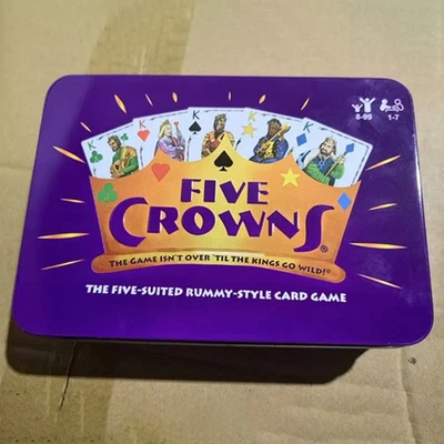 MARKENLOS Fünf Kronen Kartenspiel Das klassische Original-Rommé-Spiel mit fünf Farben