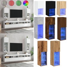 TV Schrank mit RGB LED Leuchten Fernsehschrank Lowboard Wandschrank Wohnwand