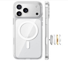 TORRAS iPhone 17 Pro Clear MagSafe Case Camera Control Button Shockproof