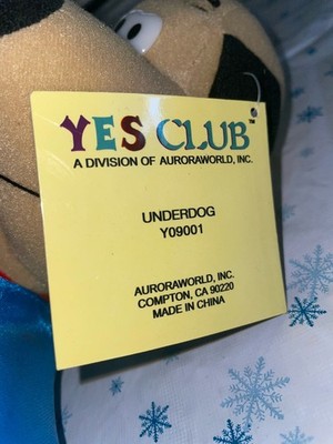 Vintage Underdog Plush Blue Cape 14
