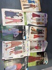 Large Lot Vintage Sewing Patterns McCalls Simplicity See Sew Cosplay 9