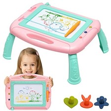 Toys for 3 Year Old Girls, Magnetic Drawing Board Toddler Toys for Girls Pink