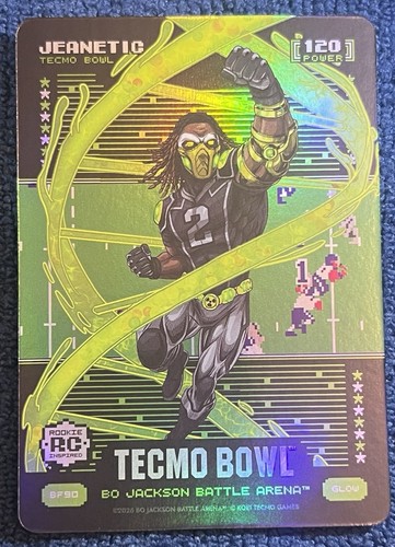 Bo Jackson Battle Arena Tecmo Bowl Jeanetic GLOW SSP Ashton Jeanty Bf90