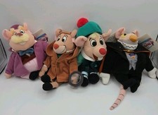 Disney Store Bean Bag Plush GREAT MOUSE DETECTIVE Basil Dawson Olivia Ratigan