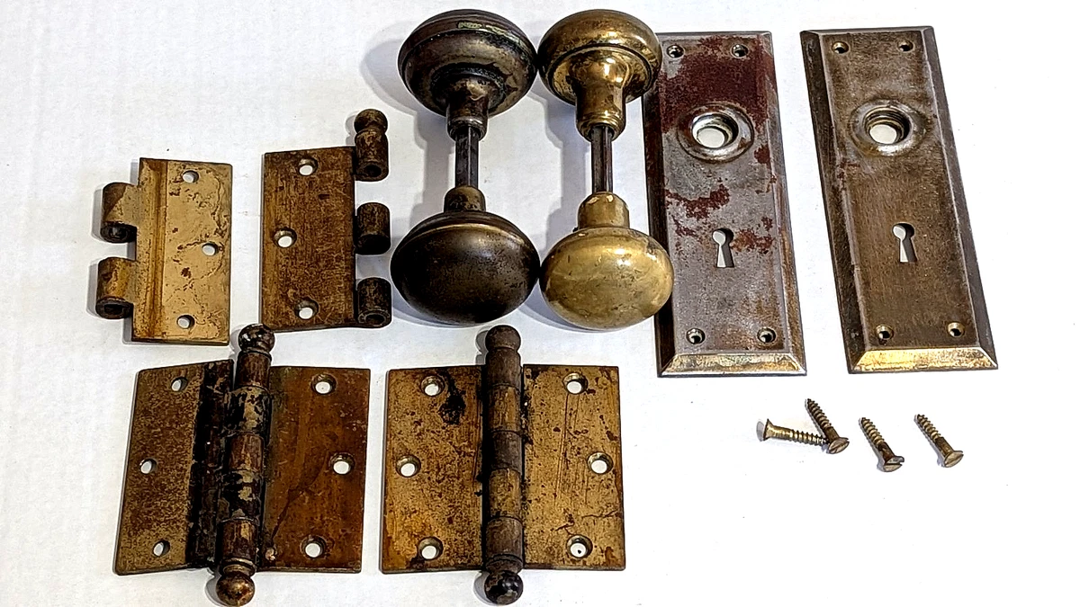 圆形古董门门把手| eBay