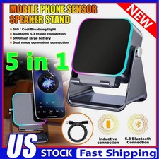 Wireless Induction Speaker 5-in-1 Bluetooth Speaker With Phone Stand US