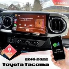 Dasaita 10.2" Car Stereo for Toyota Tacoma 2016-2022 GPS Navigation CarPlay 64G