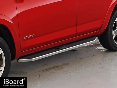 APS Polished Flat Running Boards Style Fit 06-12 Toyota Rav4