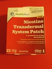 Health Mart 21mg Nicotine Transdermal System Patch STEP 1 - 14 Patches