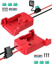 2 Pack 18V Adapter for Milwaukee M18 Battery Adapter Compatible with Power Wheel