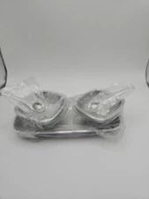 IHI Metal Sauce Serving Set, New, Made In India