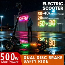 Powerful Adult E - Scooter: 70 - mile range, 28 mph, Dual Systems, Top - notch