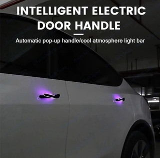 Smart Integrated Door Handles Ambient Light For Tesla Model 3 Y Model MX 9236