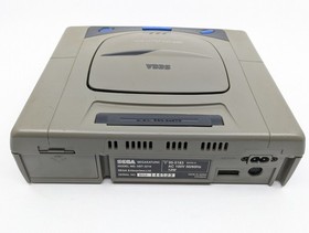 SEGA Saturn HST-3210 Gray Console Complete Set Tested Japan NTSC-J