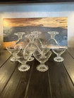 Set of 10 Vintage 1950s ANCHOR HOCKING Berwick Boopie CHAMPAGNE/SHERBET GLASS