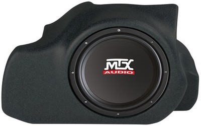 MTX AUDIO POWERED 12  ENCLOSED SUBWOOFER BOX for 2005-2013 FORD MUSTANG COUPE