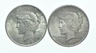 1923 & 1924 Peace Silver Dollar $1 Bullion Collection Lot *180