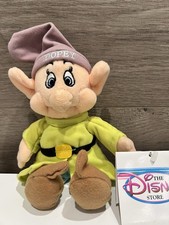 Walt Disney Store Dopey Snow White  The Seven Dwarfs Mini Bean Bag Plush 8  