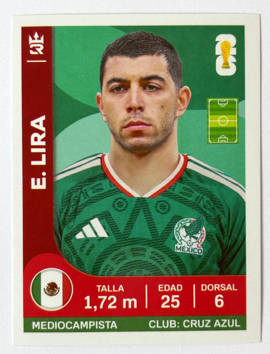 2026 WORLD CUP FIFA 3R #024 ERIK LIRA Mexico Soccer Team Sticker