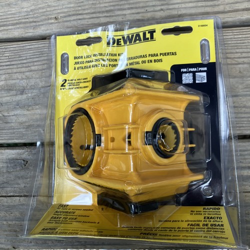 Dewalt D180004 Türschloss Einbauset Lochsägen Holz Metall, BRANDNEU - Bild 2 von 8