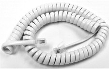 5-Pack Lot Grandstream Hotel IP Phone Handset Cord GHP-Series Bright White 9Ft