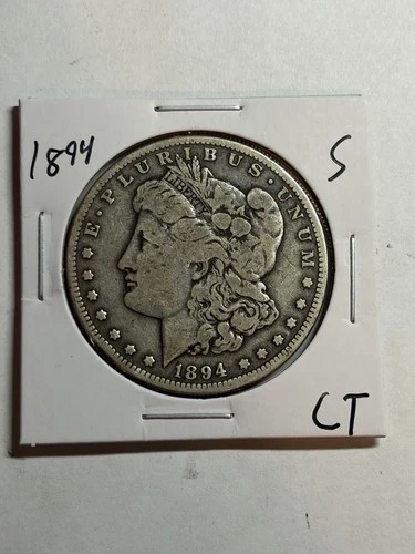 New Listing1894 S Morgan Silver Dollar F Tough Date San Francisco Mint