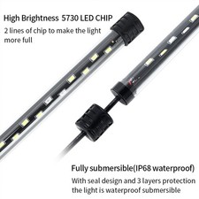 Fish Tank Light LED Aquarium Light Submersible Lights Underwater Light JZND