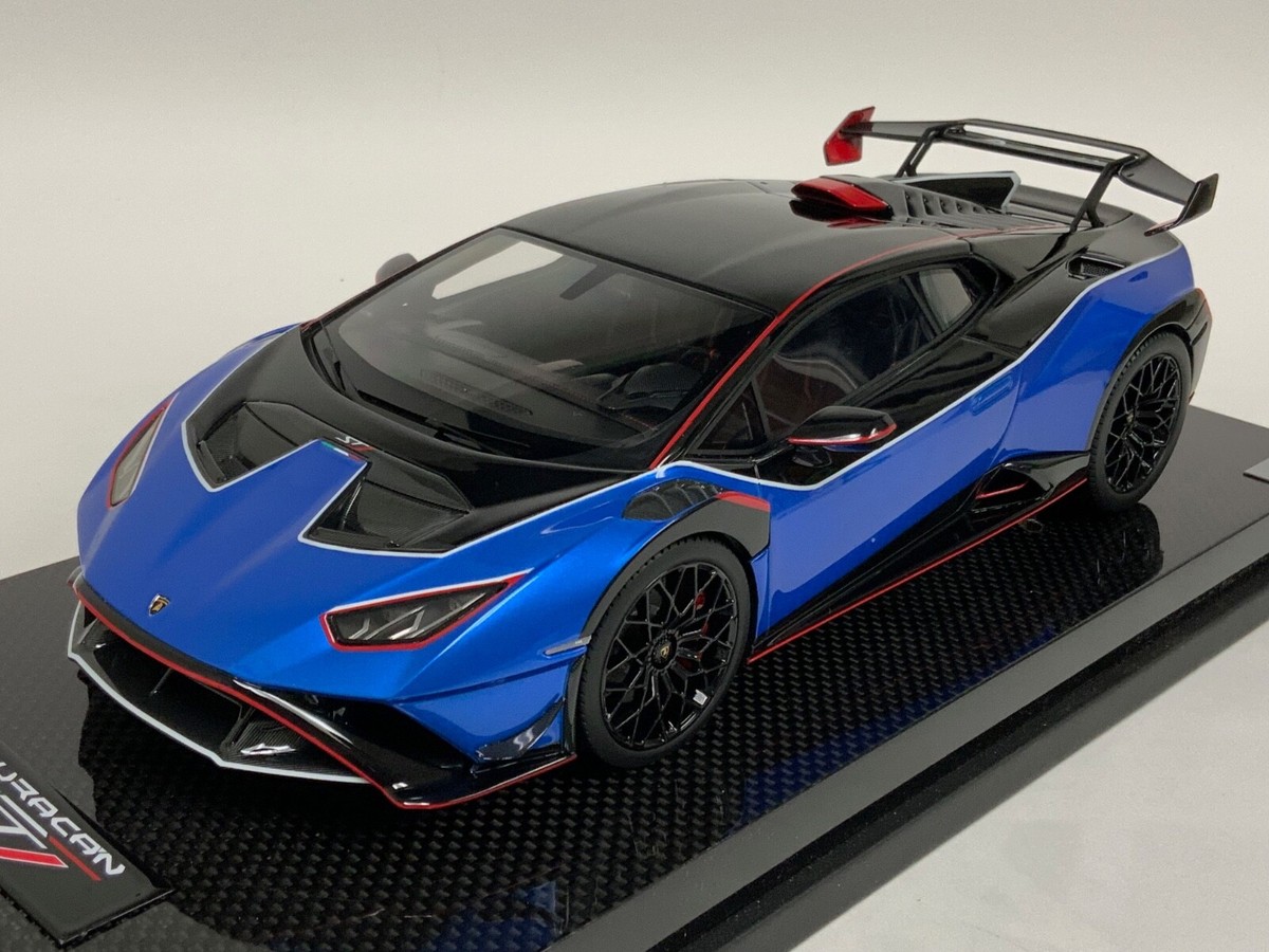 1/18 MR Collection Lamborghini Huracan STJ Blue Eliadi