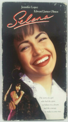 Selena VHS Jennifer Lopez Edward James Olmos Suzette Quintanilla Drama Musical