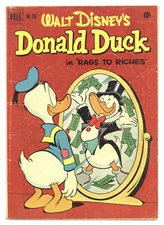 FOUR COLOR (DONALD DUCK) #356 2.0 BARKS COVER MCSAVAGE ART OW PGS 1951