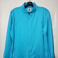 Footjoy Jacket FJ Full Zip Women's Large Blue Track