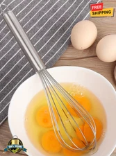 Stainless Steel Whisk Balloon Mixer for Blending, Beating, and Stirring